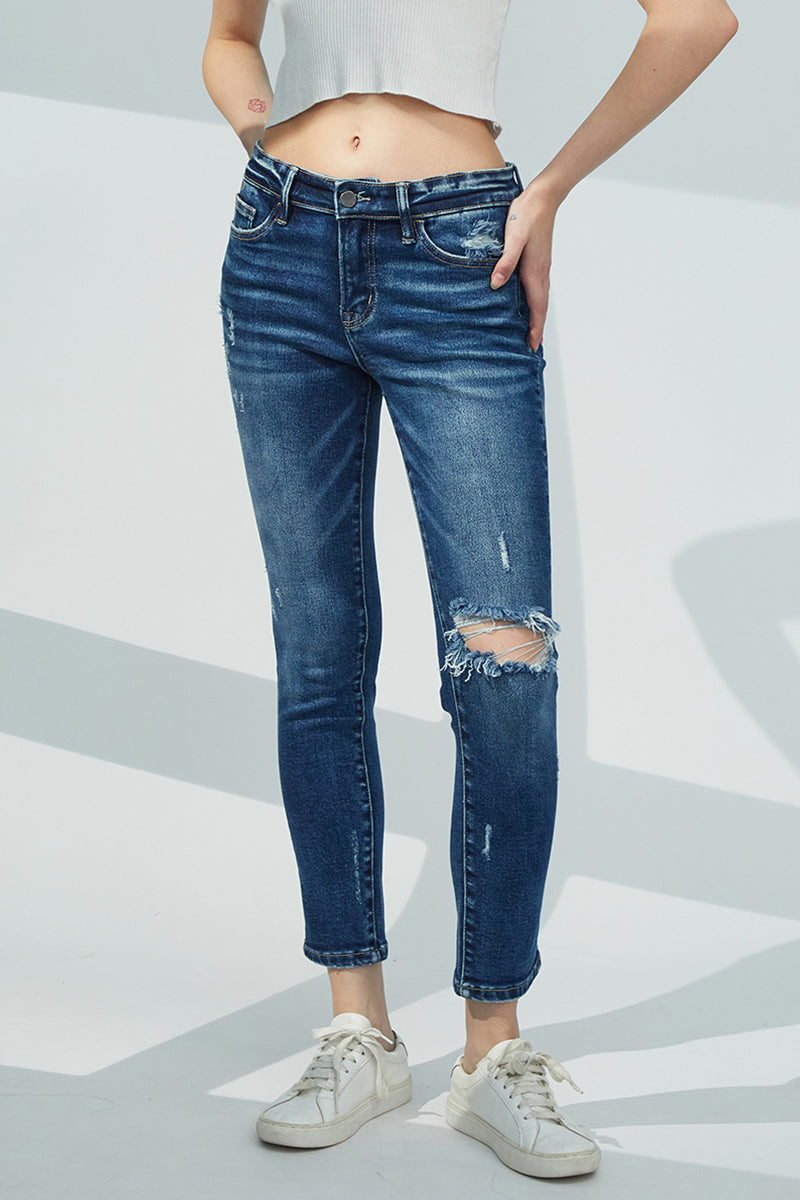 MID RISE SKINNY JEANS BYS2014 by Bayeas