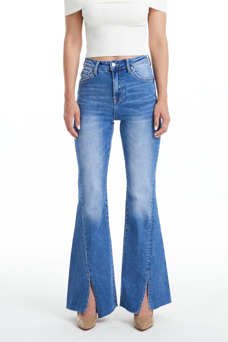 HIGH RISE FLARE JEANS BYF1100 SOUTHERN by Bayeas