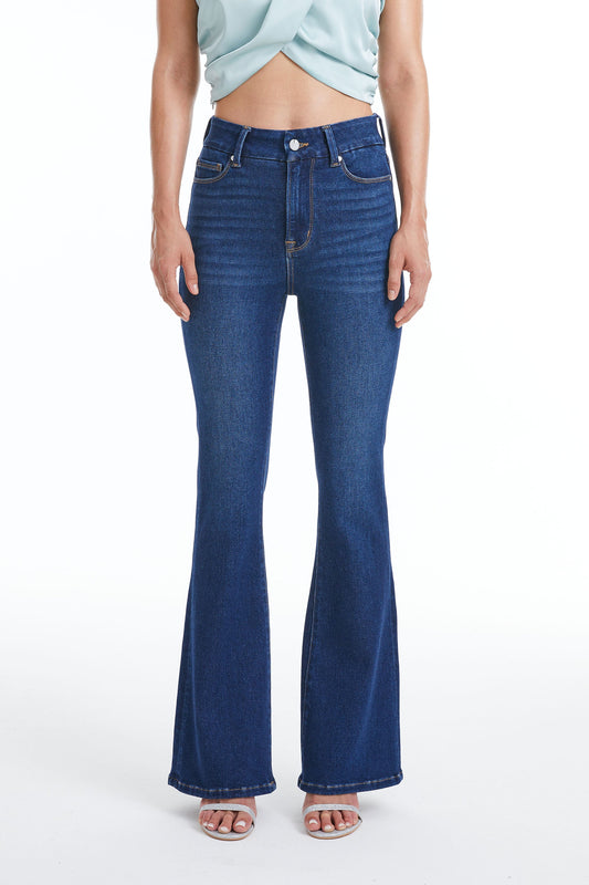 HIGH RISE FLARE JEANS BYF1122 by Bayeas