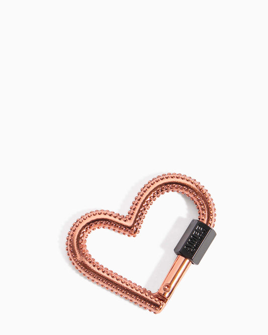 It's A Love Thing Studded Heart Carabiner by Aimee Kestenberg