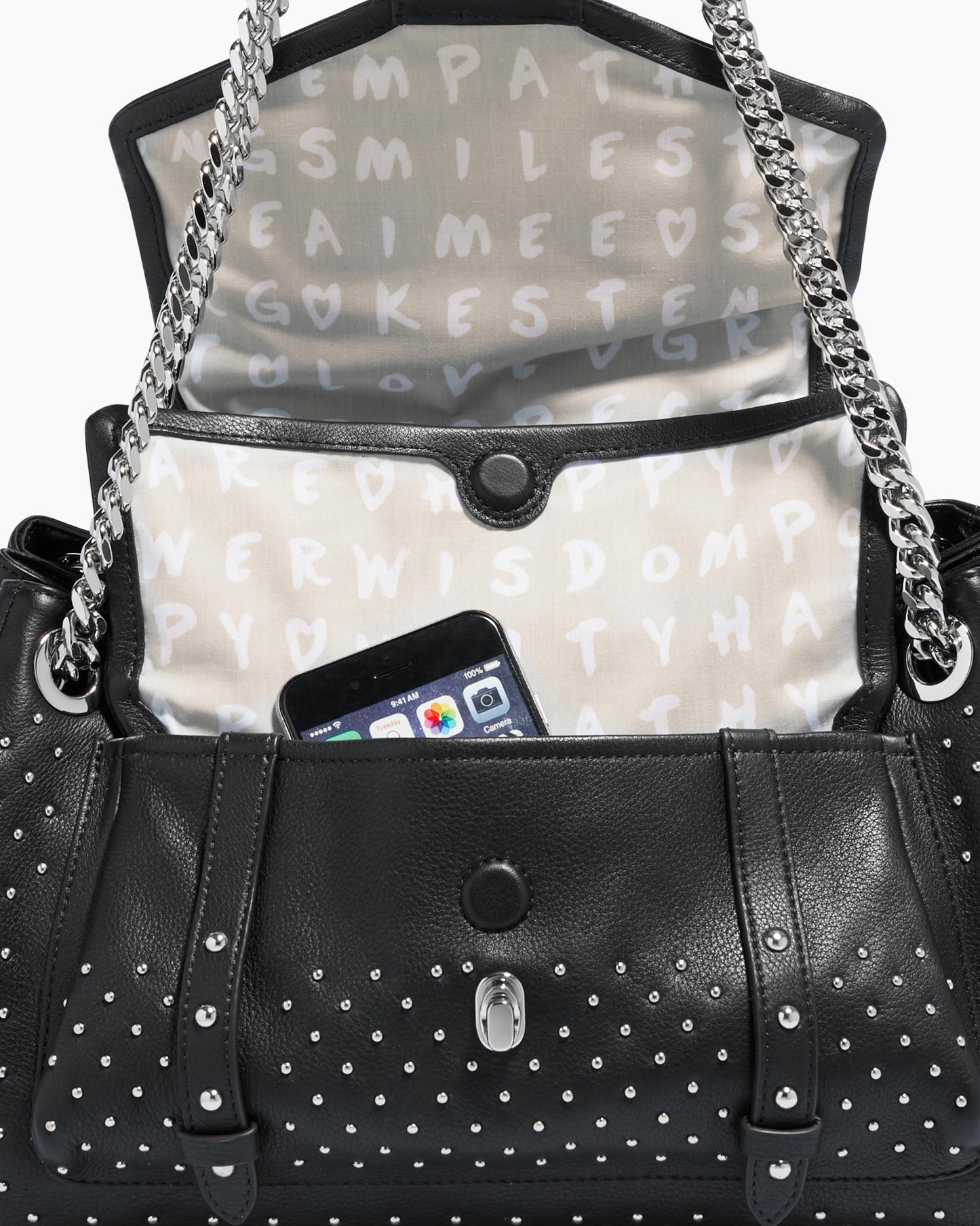 Chain Reaction Novelty Large Satchel by Aimee Kestenberg