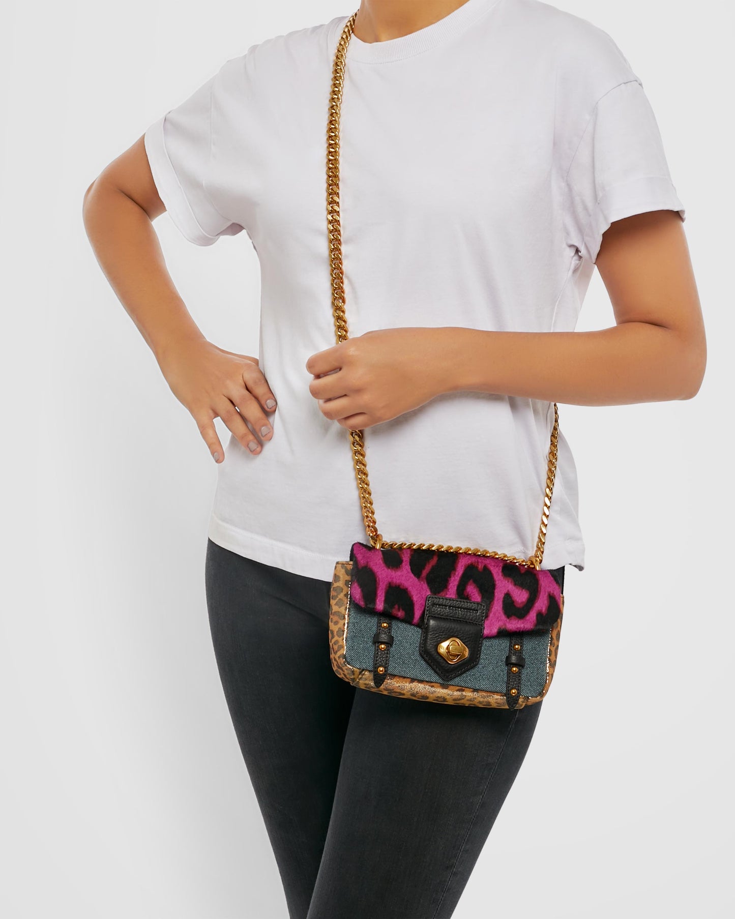 Chain Reaction Novelty Mini Shoulder Bag by Aimee Kestenberg