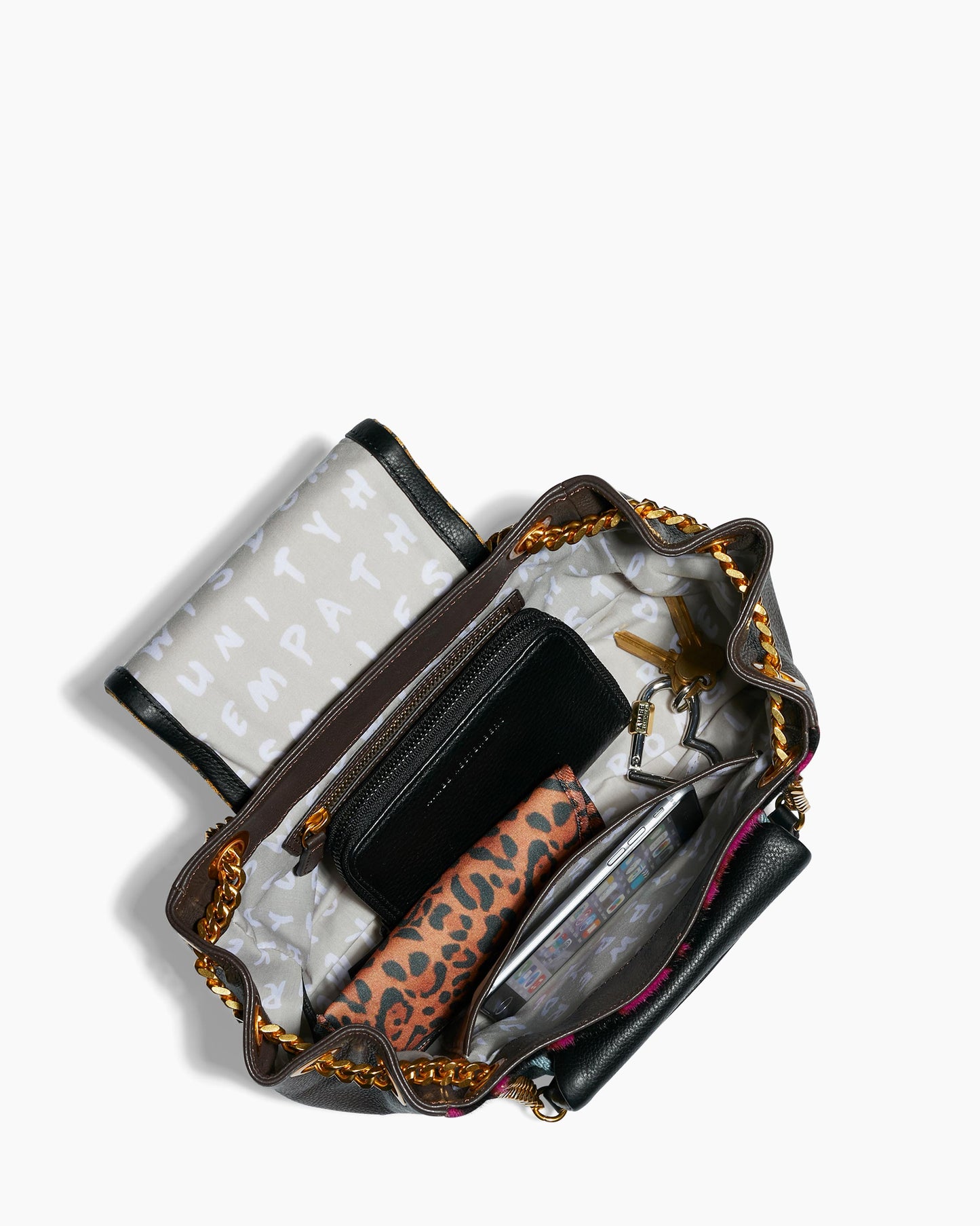 Chain Reaction Novelty Satchel by Aimee Kestenberg