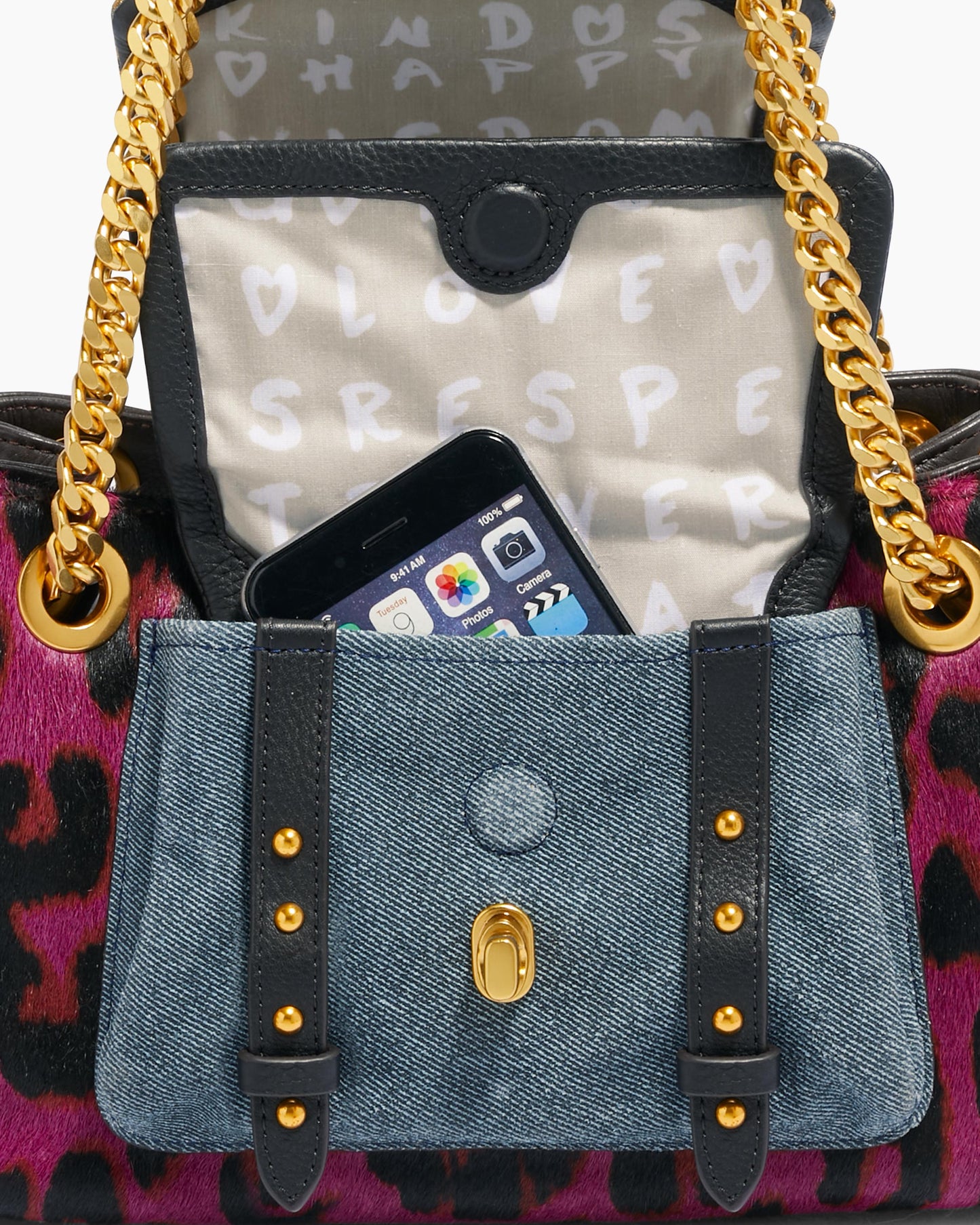 Chain Reaction Novelty Satchel by Aimee Kestenberg