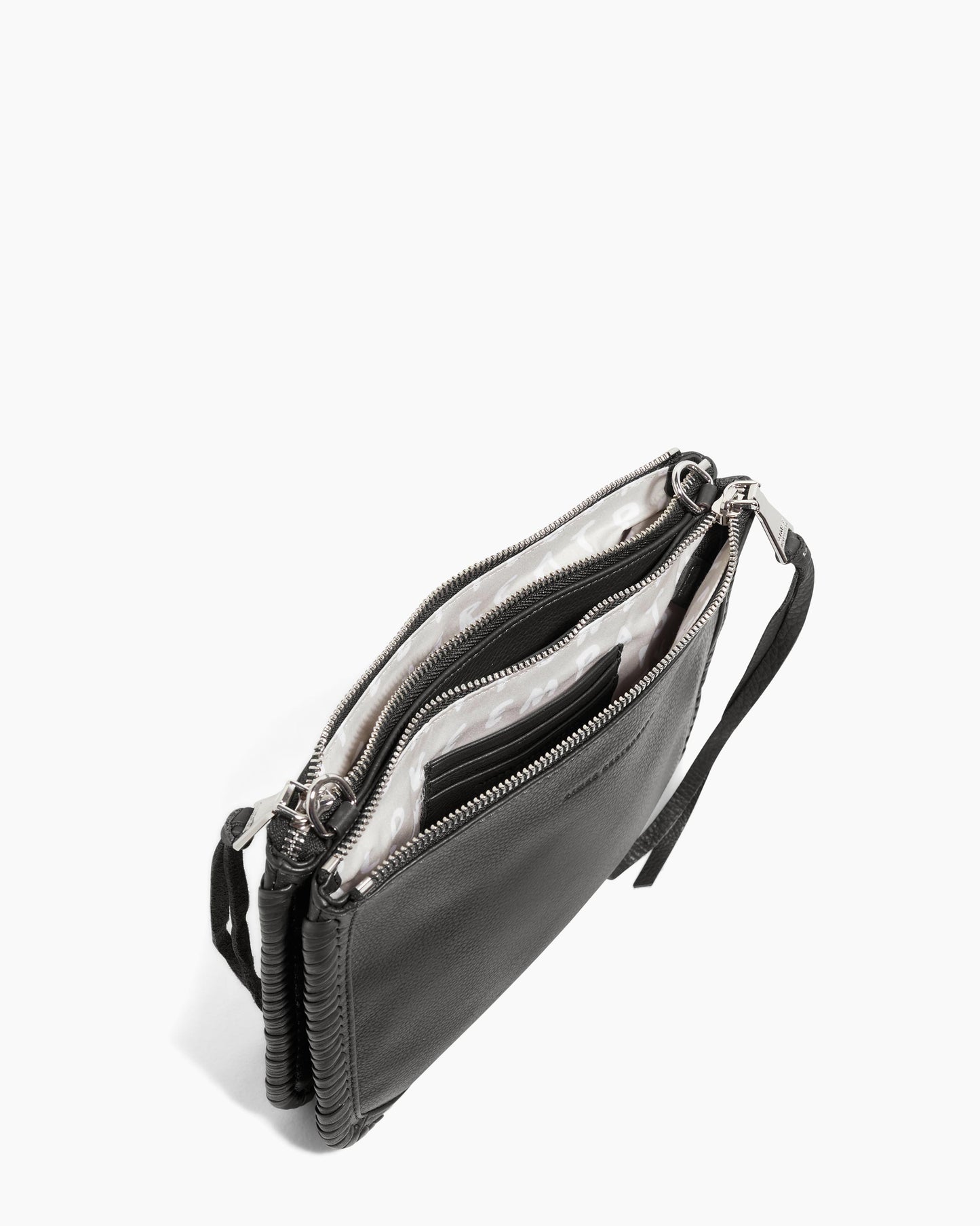 Famous Double Top Zip Crossbody by Aimee Kestenberg