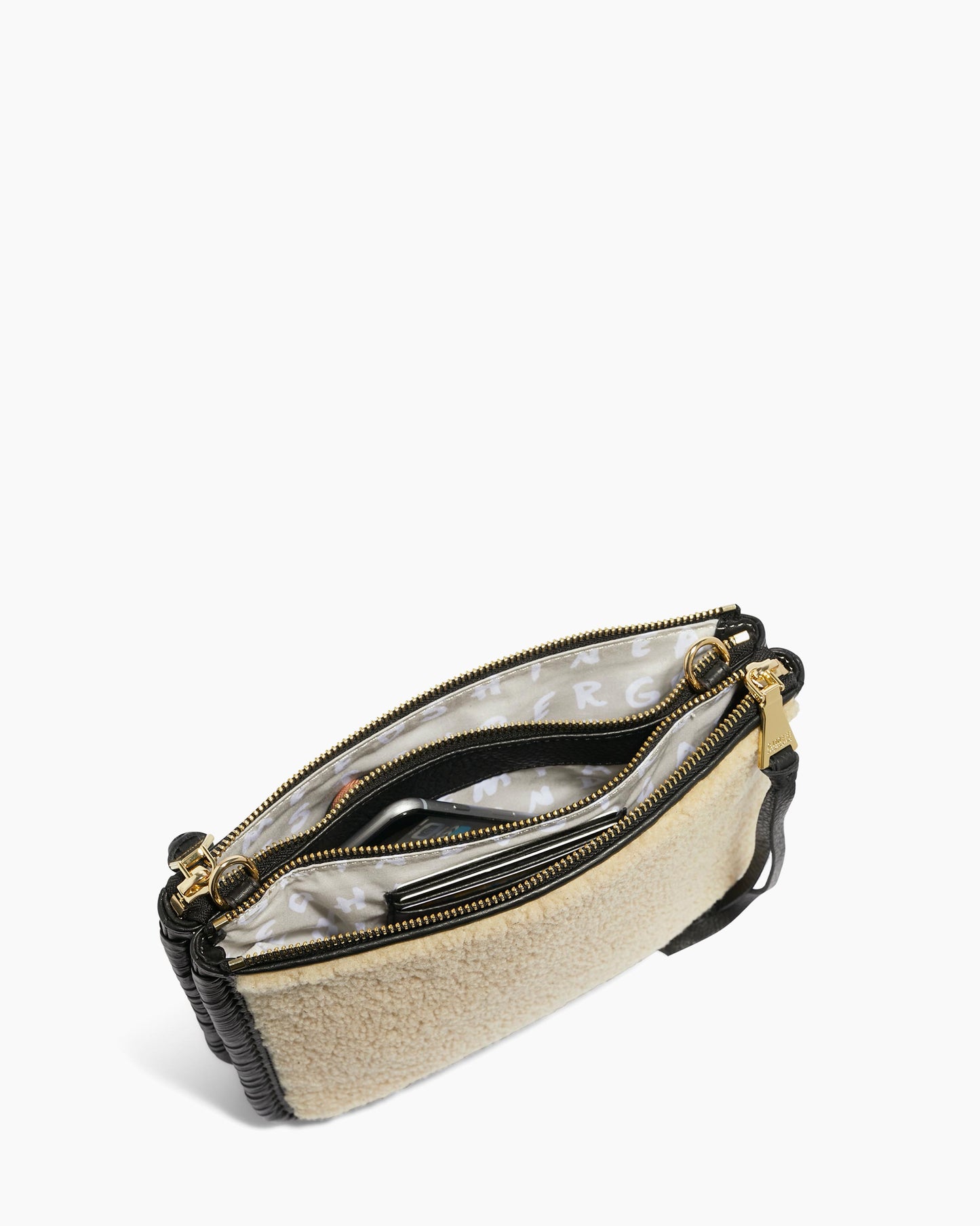 Famous Double Top Zip Crossbody by Aimee Kestenberg