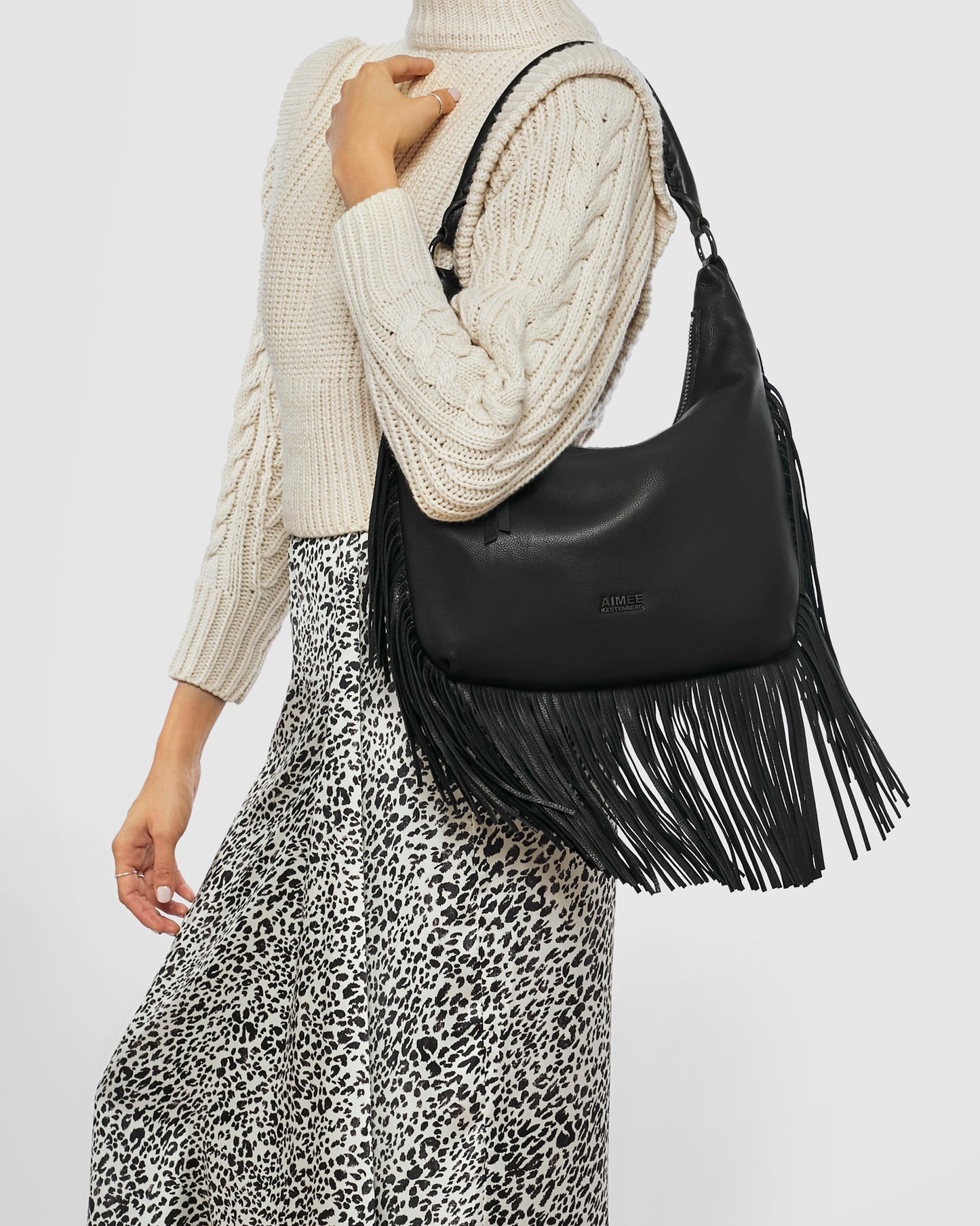 Fringe Benefits Hobo by Aimee Kestenberg