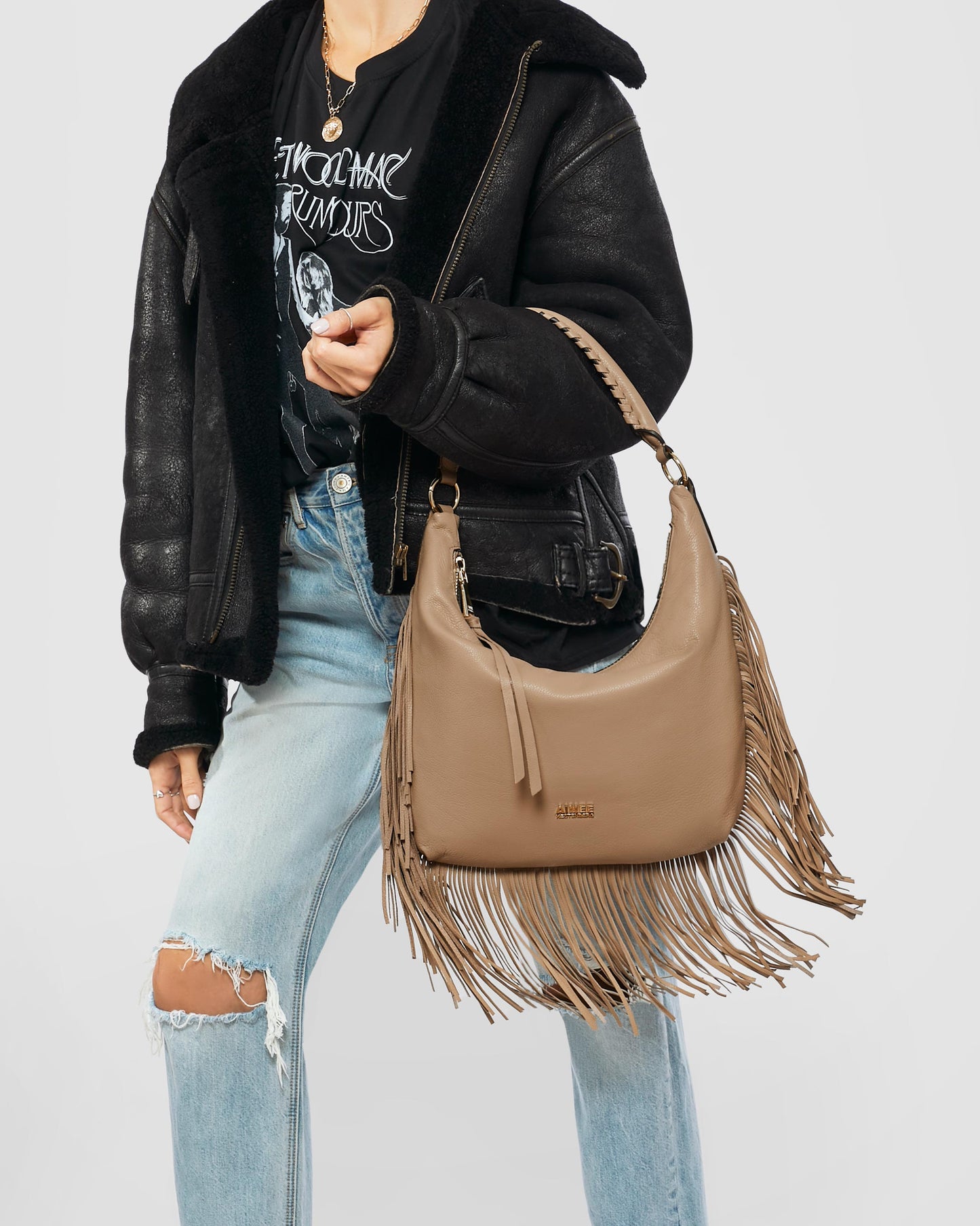 Fringe Benefits Hobo by Aimee Kestenberg