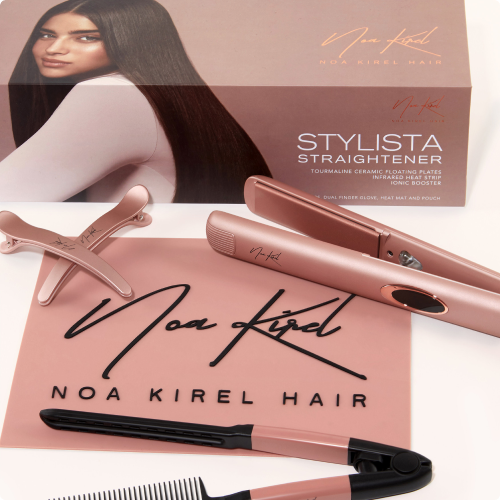 Megastar Flat Iron X NKB Stylista – 1” Tourmaline Hair Straightener Set