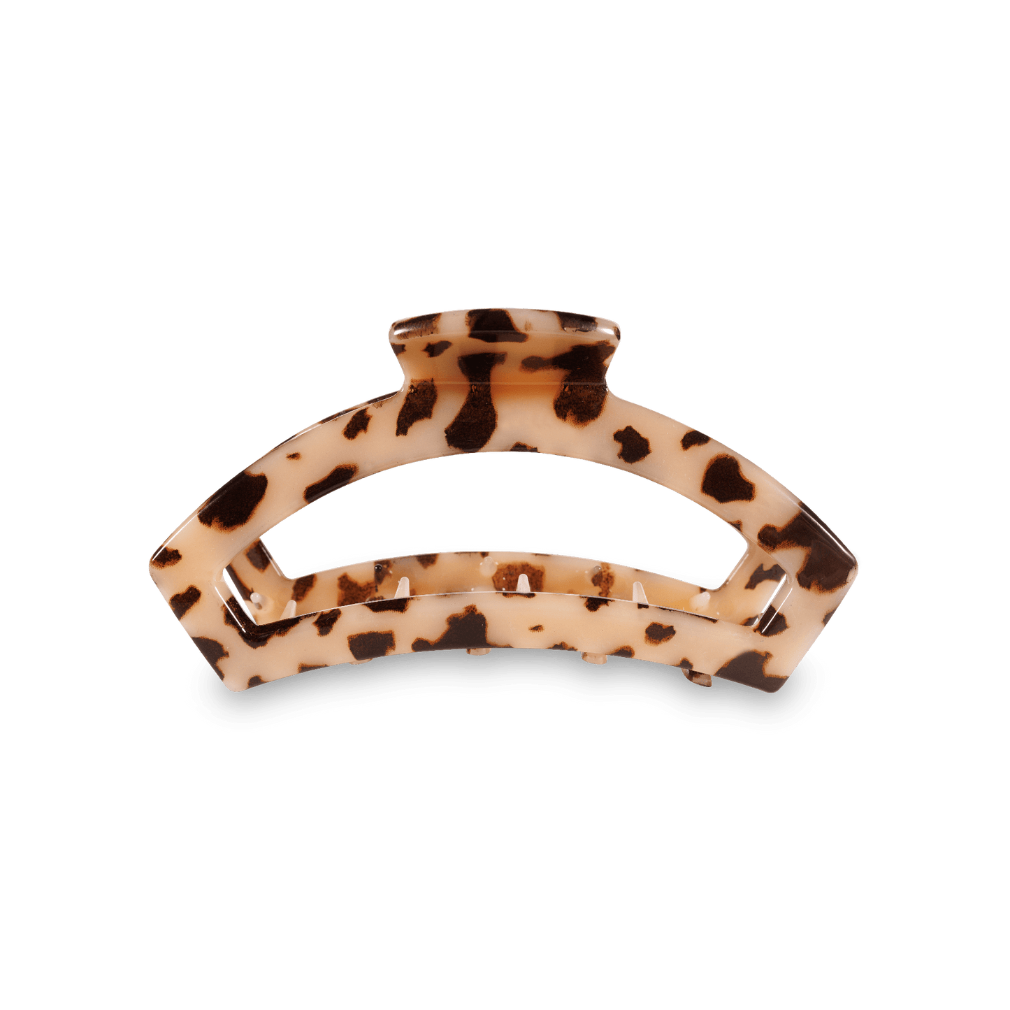 Open Blonde Tortoise Small Claw Hair Clip