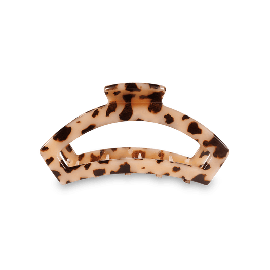 Open Blonde Tortoise Small Claw Hair Clip