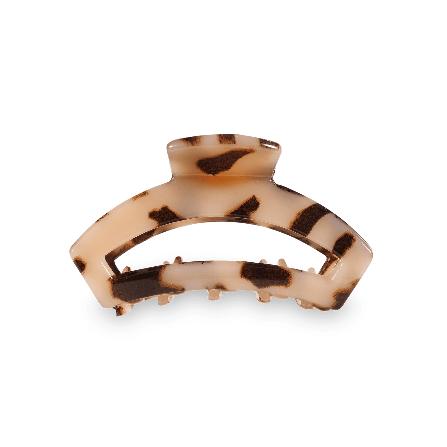 Open Blonde Tortoise Tiny Claw Hair Clip