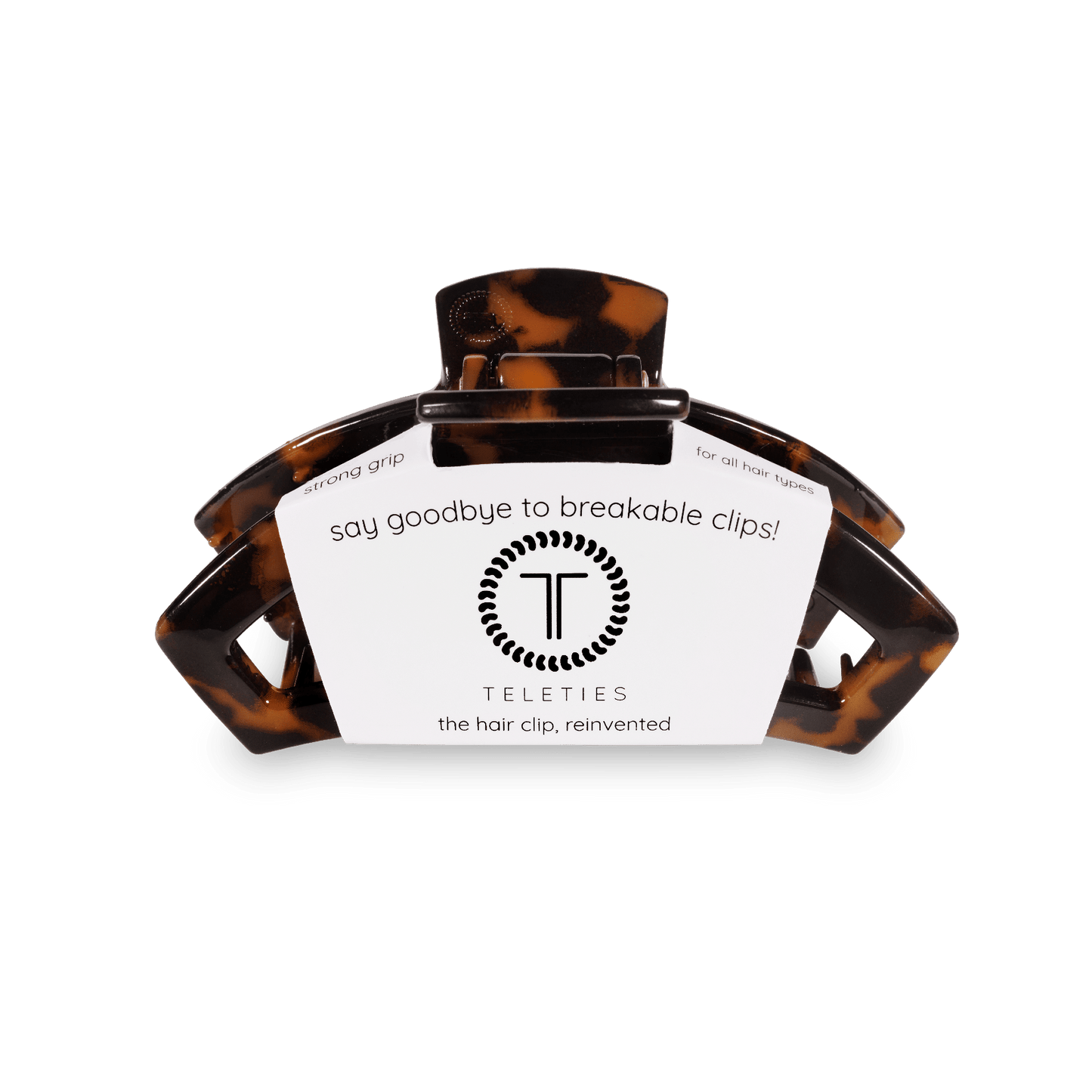 Open Tortoise Small Claw Hair Clip