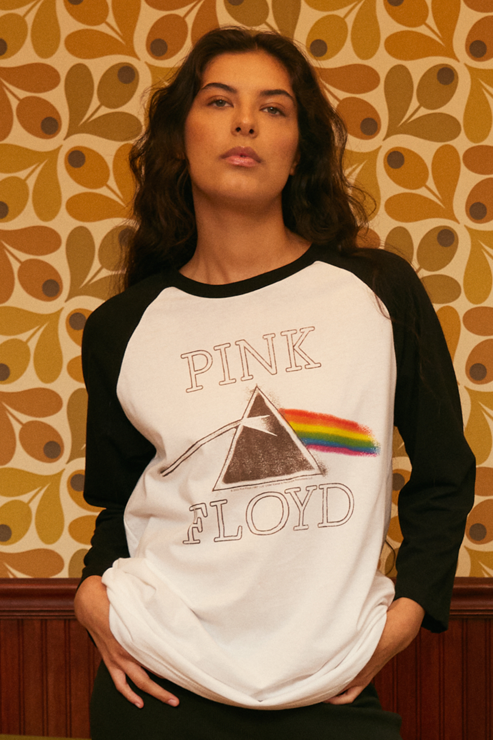 Pink Floyd Long Sleeve Baseball Tee by People of Leisure