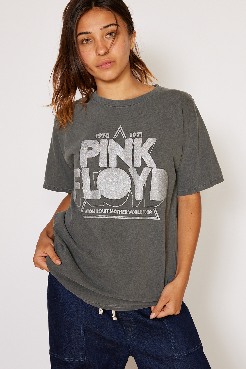 Pink Floyd World Tour Glitter Tee by People of Leisure