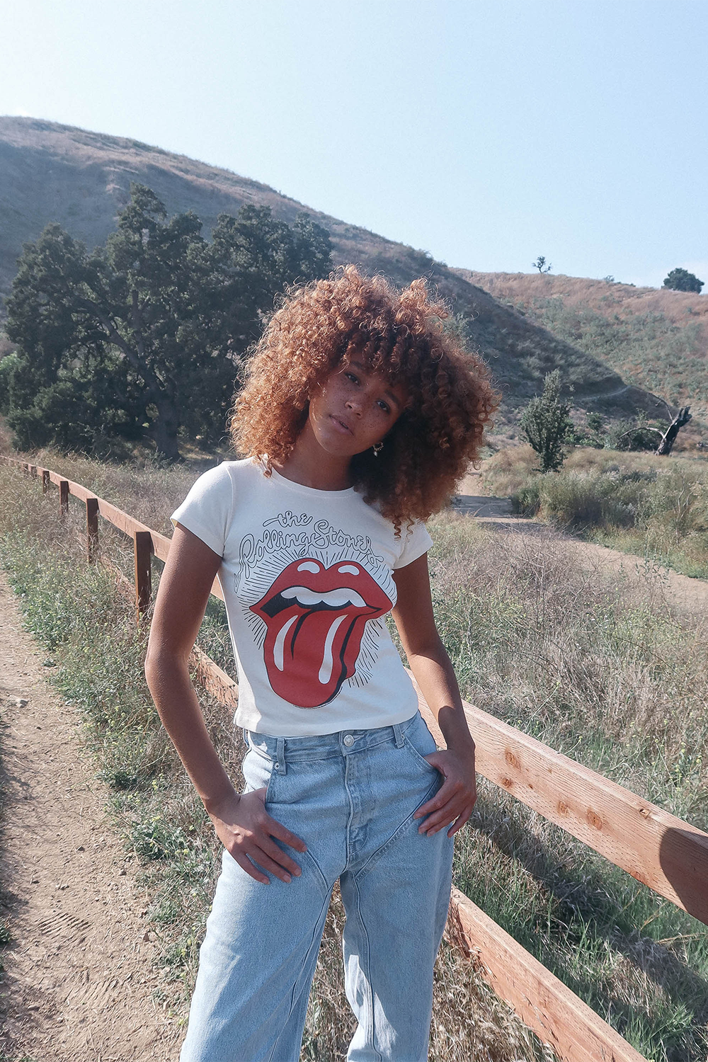 Rolling Stones Ruby Tuesday Baby Tee by People of Leisure