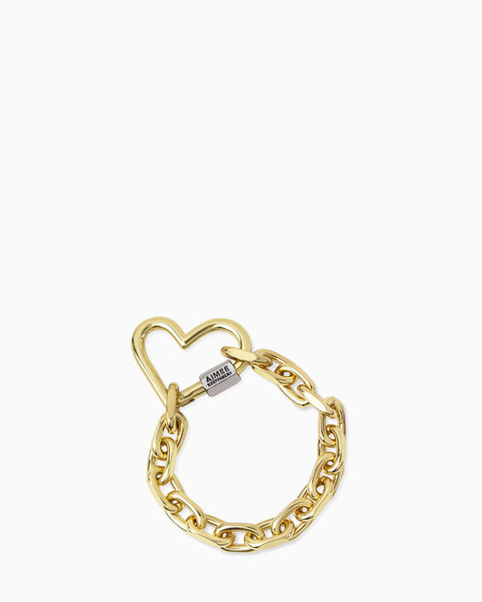 It's A Love Thing Heart Chain Bracelet by Aimee Kestenberg