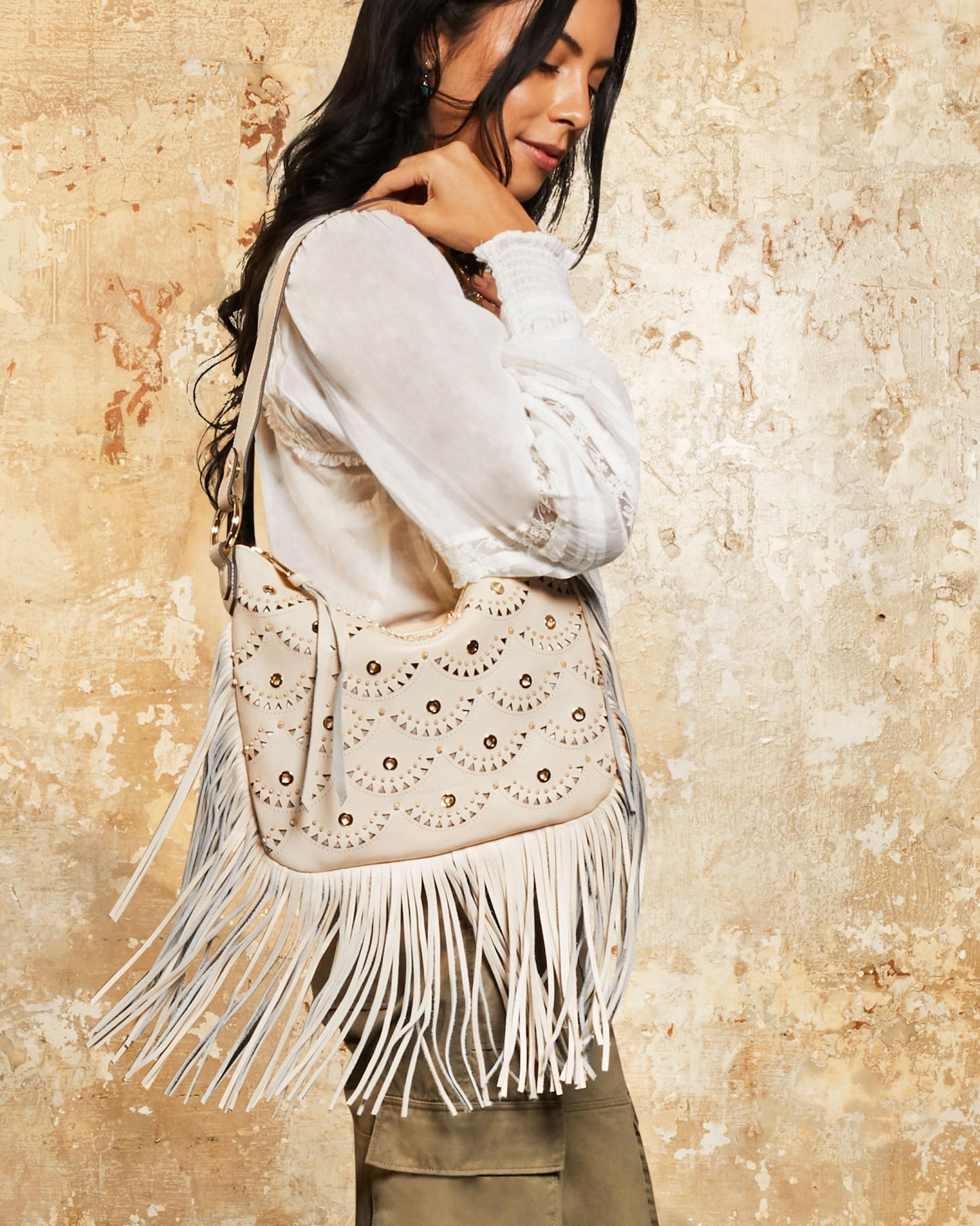 Beach Babe Fringe Hobo by Aimee Kestenberg