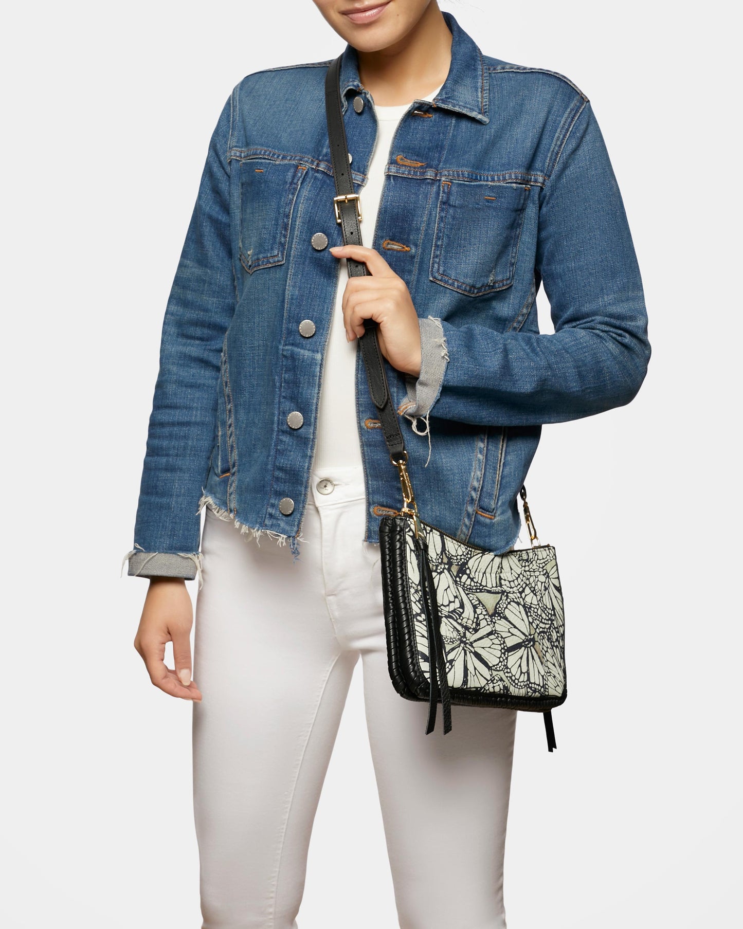 Famous Double Top Zip Crossbody by Aimee Kestenberg