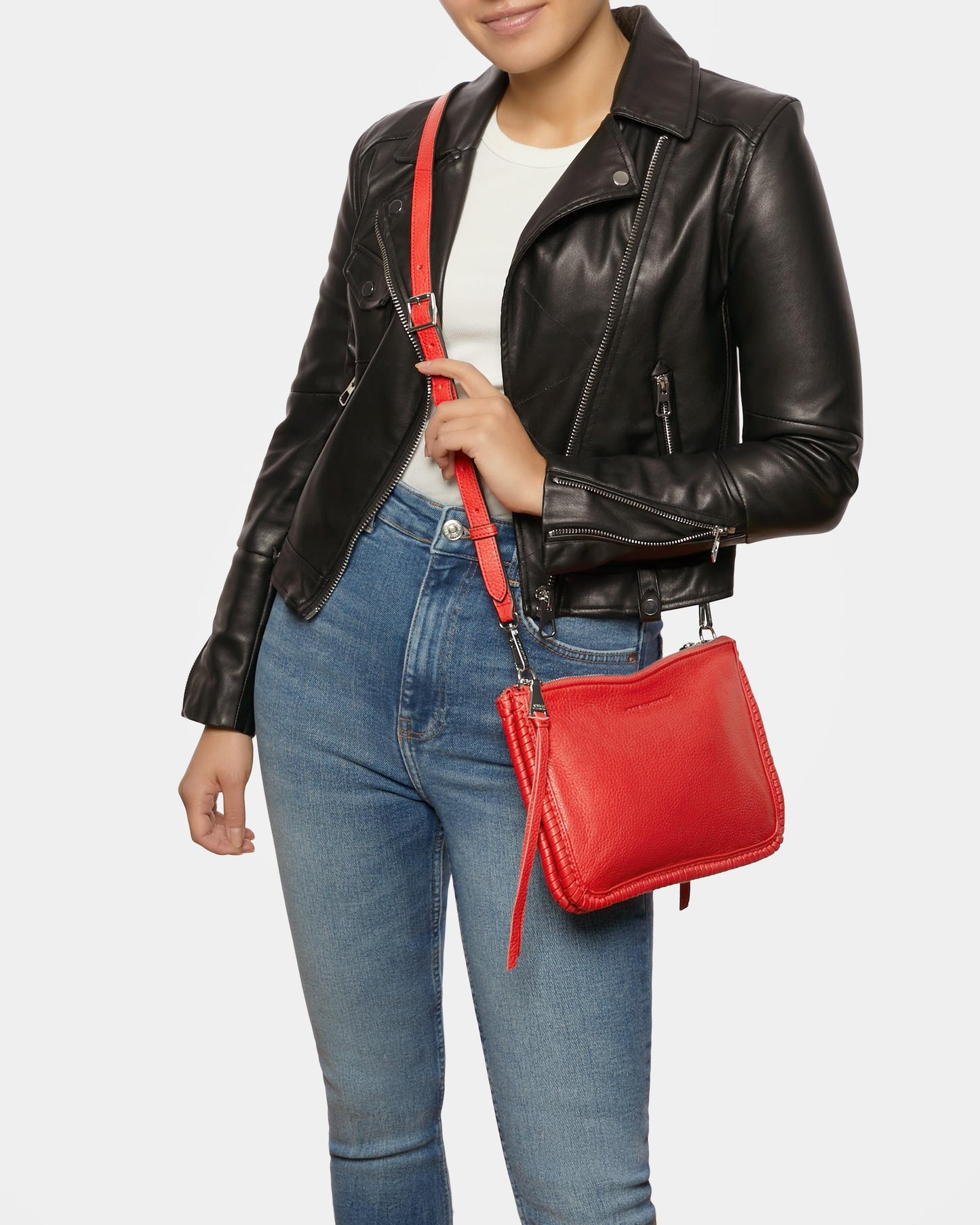 Famous Double Top Zip Crossbody by Aimee Kestenberg