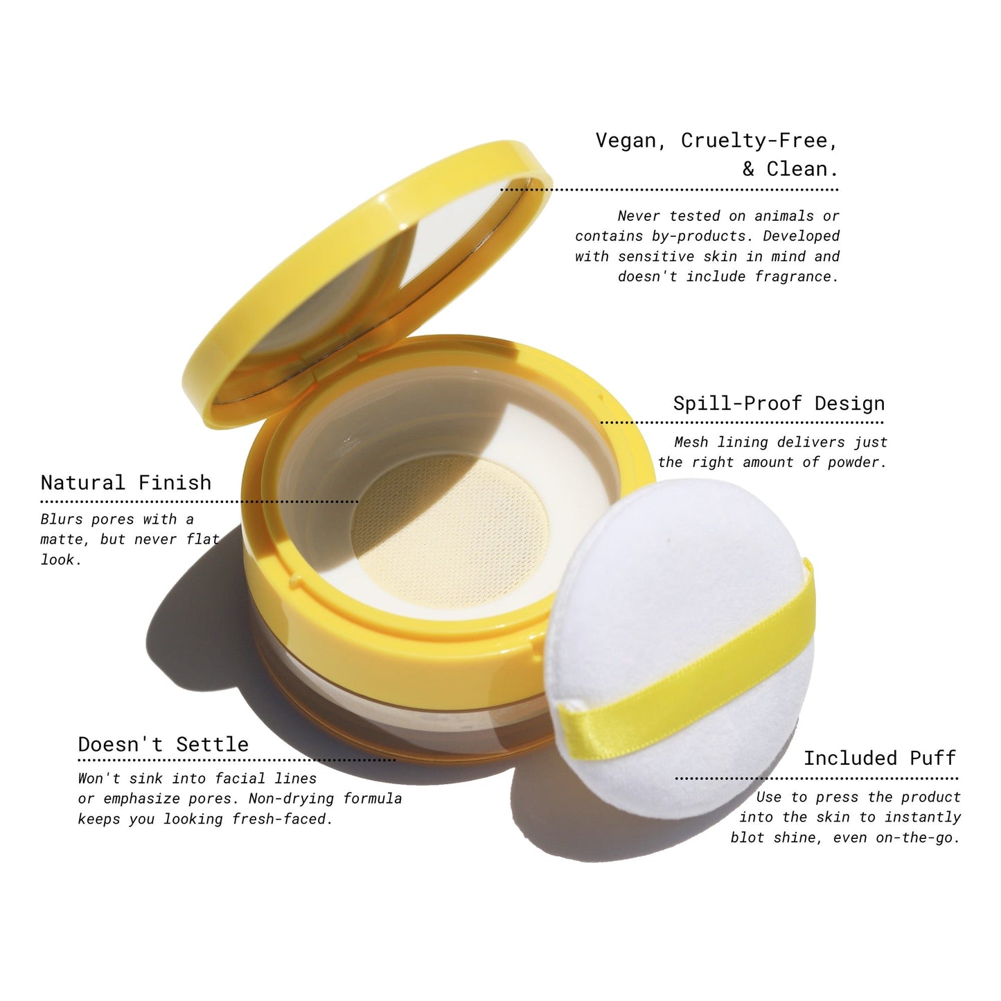 Star Bright Loose Setting Powder, Translucent 2.0 by Half Caked