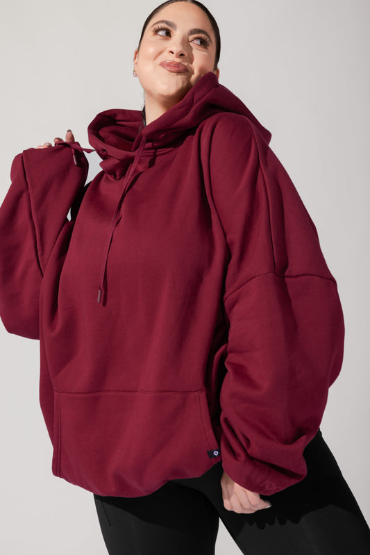 Pullover Cloud Hoodie - Crimson by POPFLEX®