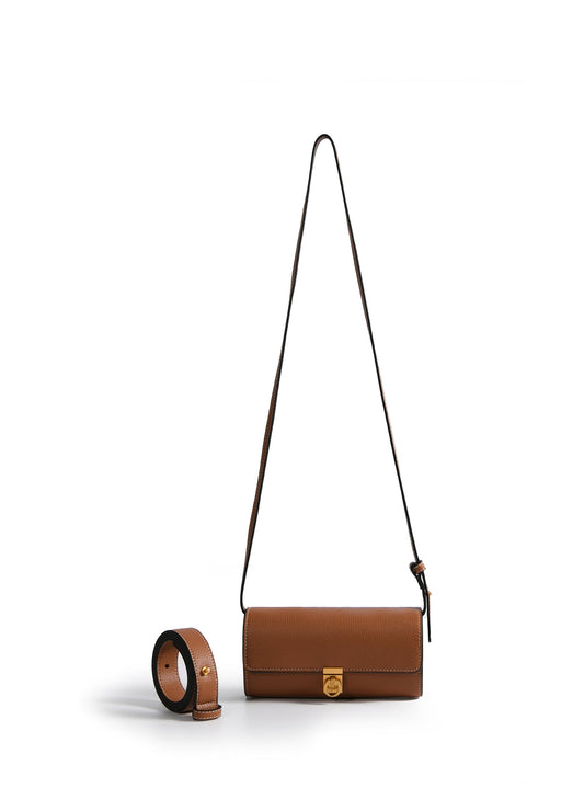 Aria 3-way Convertible Belt Crossbody Pencil Bag, Caramel by Bob Oré