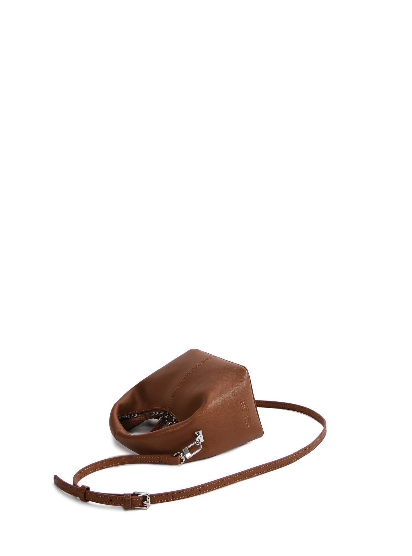 Rebecca Small Cutie Leather Bag, Caramel by Bob Oré