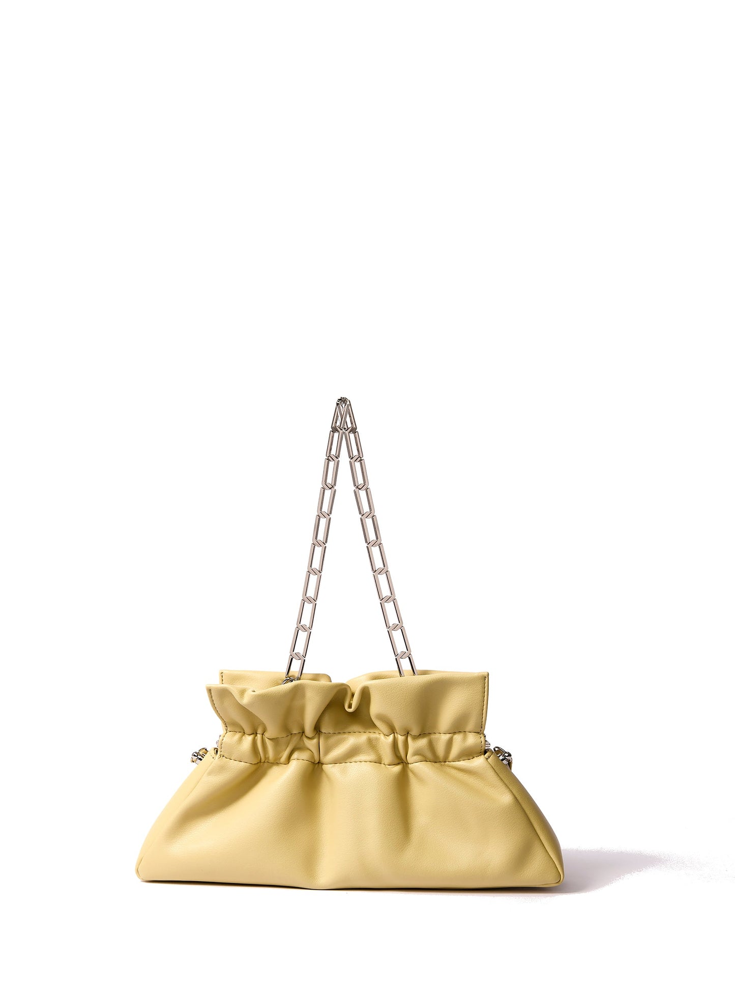 Mila Bag in Smooth Leather, Yellow by Bob Oré