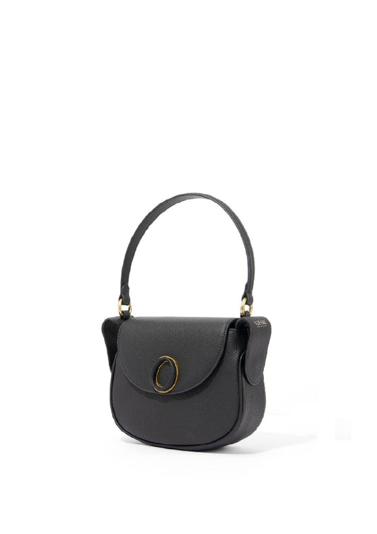 Minako Leather Bag, Black by Bob Oré