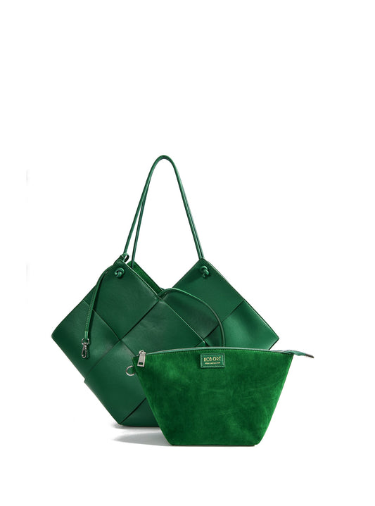 Taylor Contexture Leather Bag, Racing Green by Bob Oré