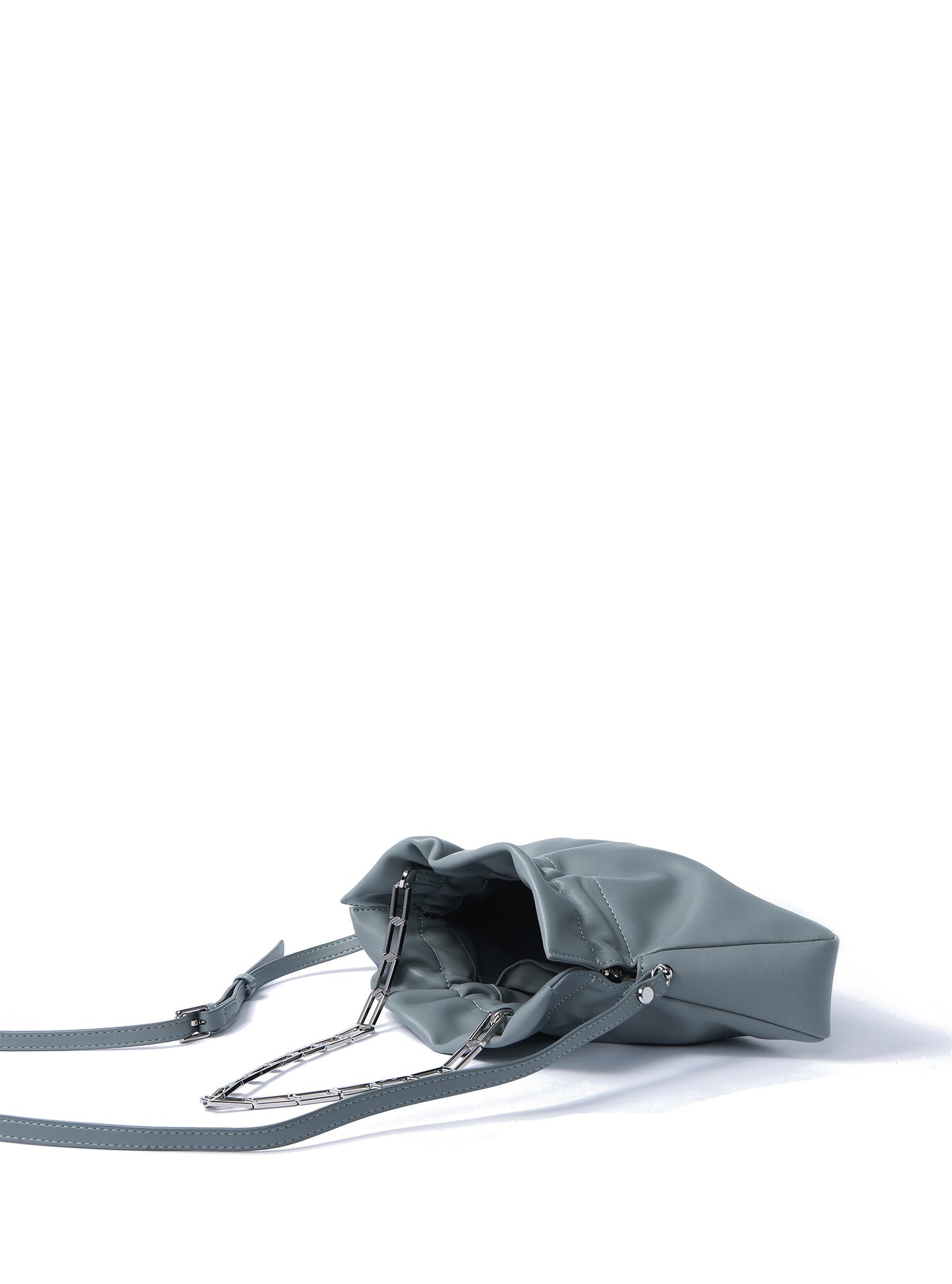 Mila Bag in Smooth Leather, Haze Blue by Bob Oré