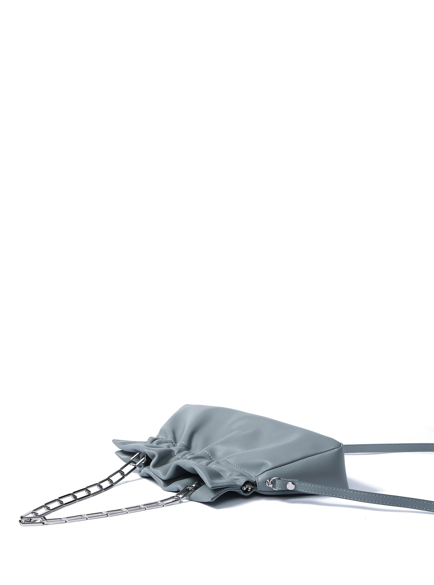 Mila Bag in Smooth Leather, Haze Blue by Bob Oré