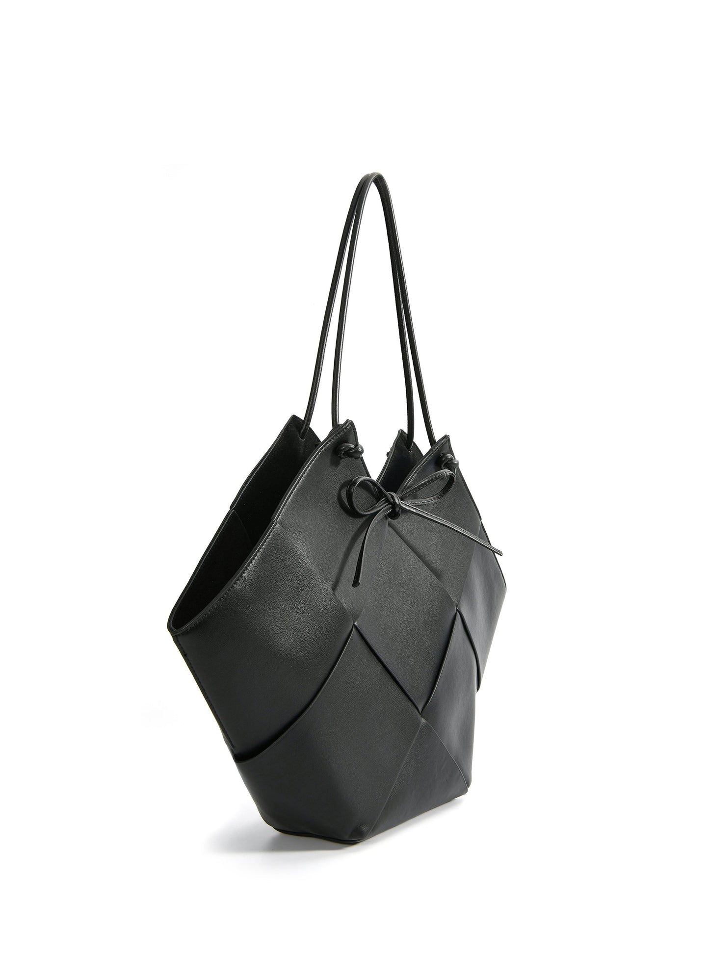 Taylor Contexture Leather Bag, Black by Bob Oré