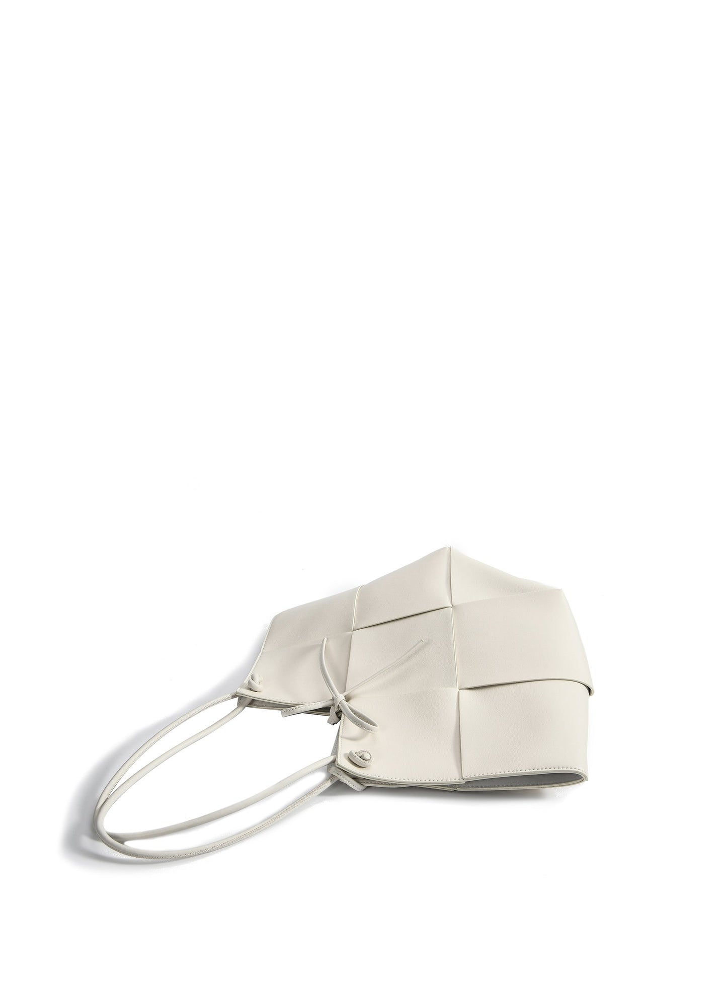 Taylor Contexture Leather Bag, Off White by Bob Oré