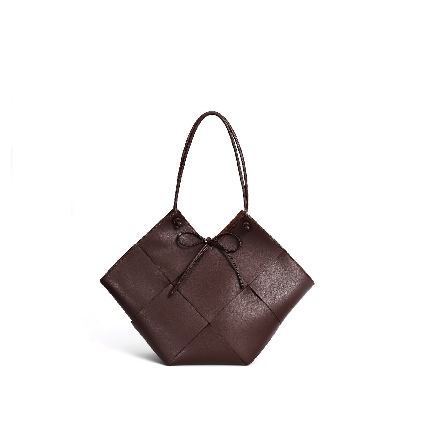 Taylor Contexture Leather Bag, Chocolate by Bob Oré