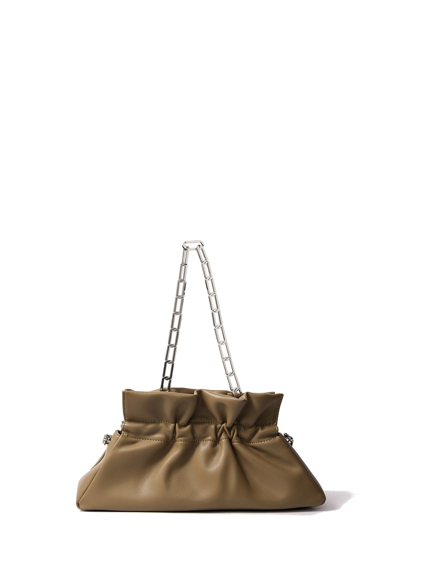 Mila Bag in Smooth Leather, Mustard Green by Bob Oré