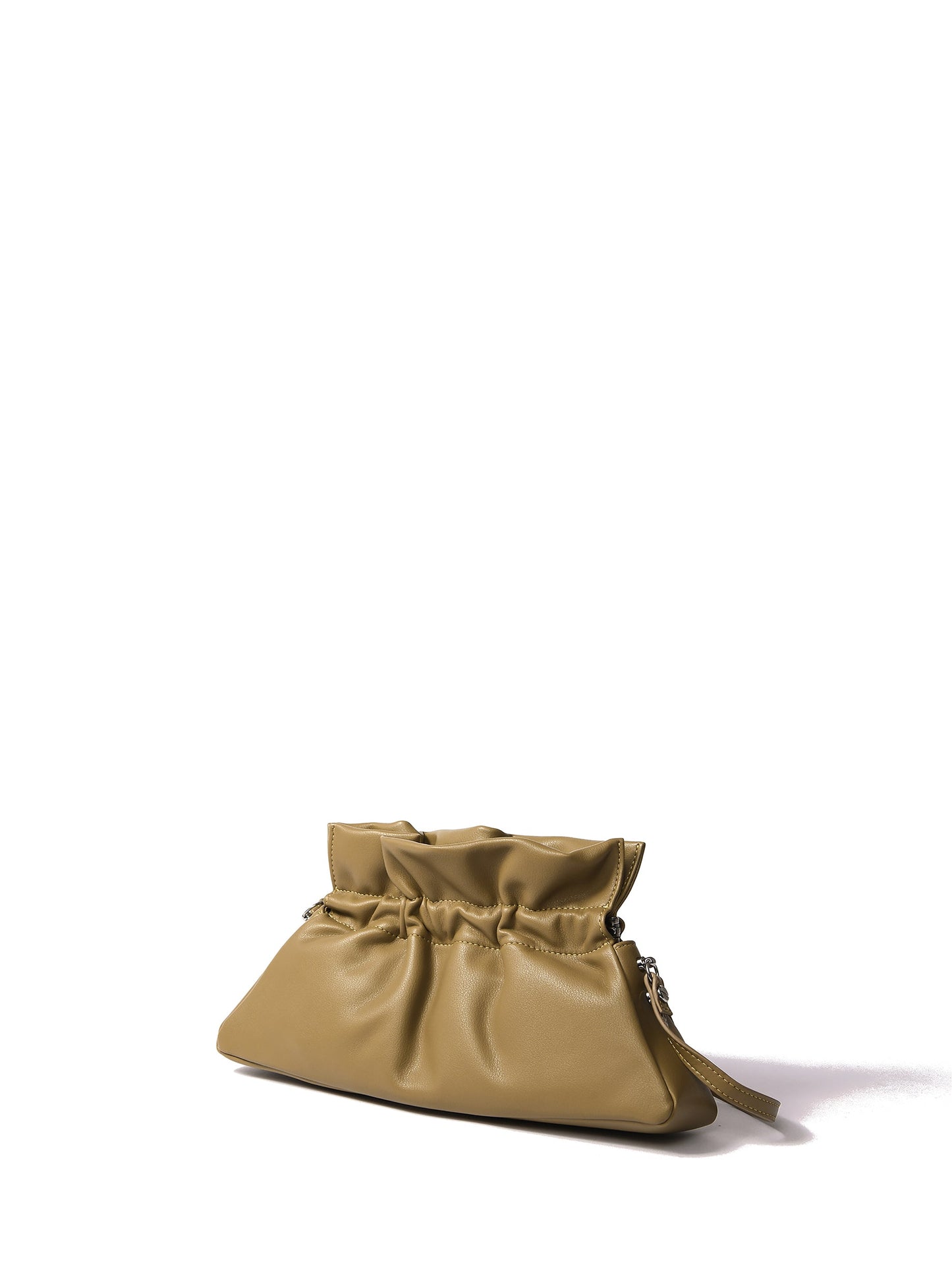 Mila Bag in Smooth Leather, Mustard Green by Bob Oré