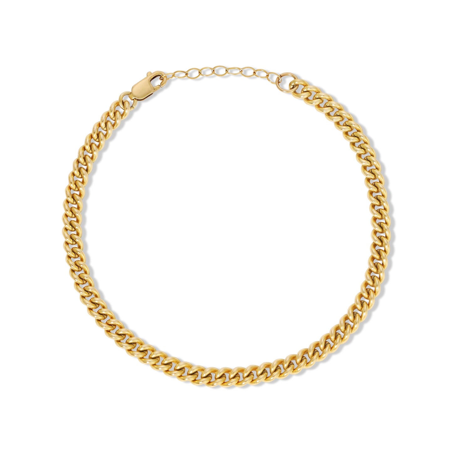 14k Curb Bracelet X CAIT by Eight Five One Jewelry