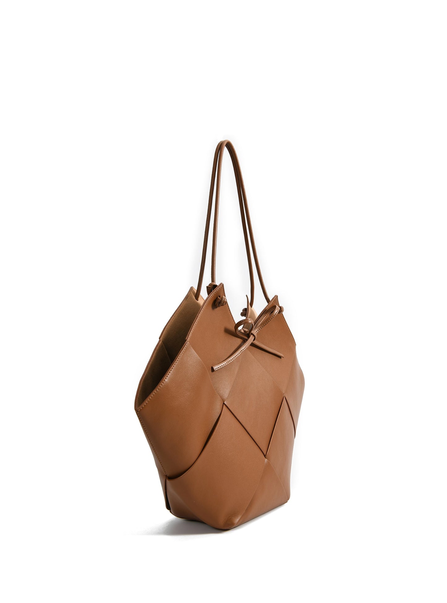 Taylor Contexture Leather Bag, Caramel by Bob Oré