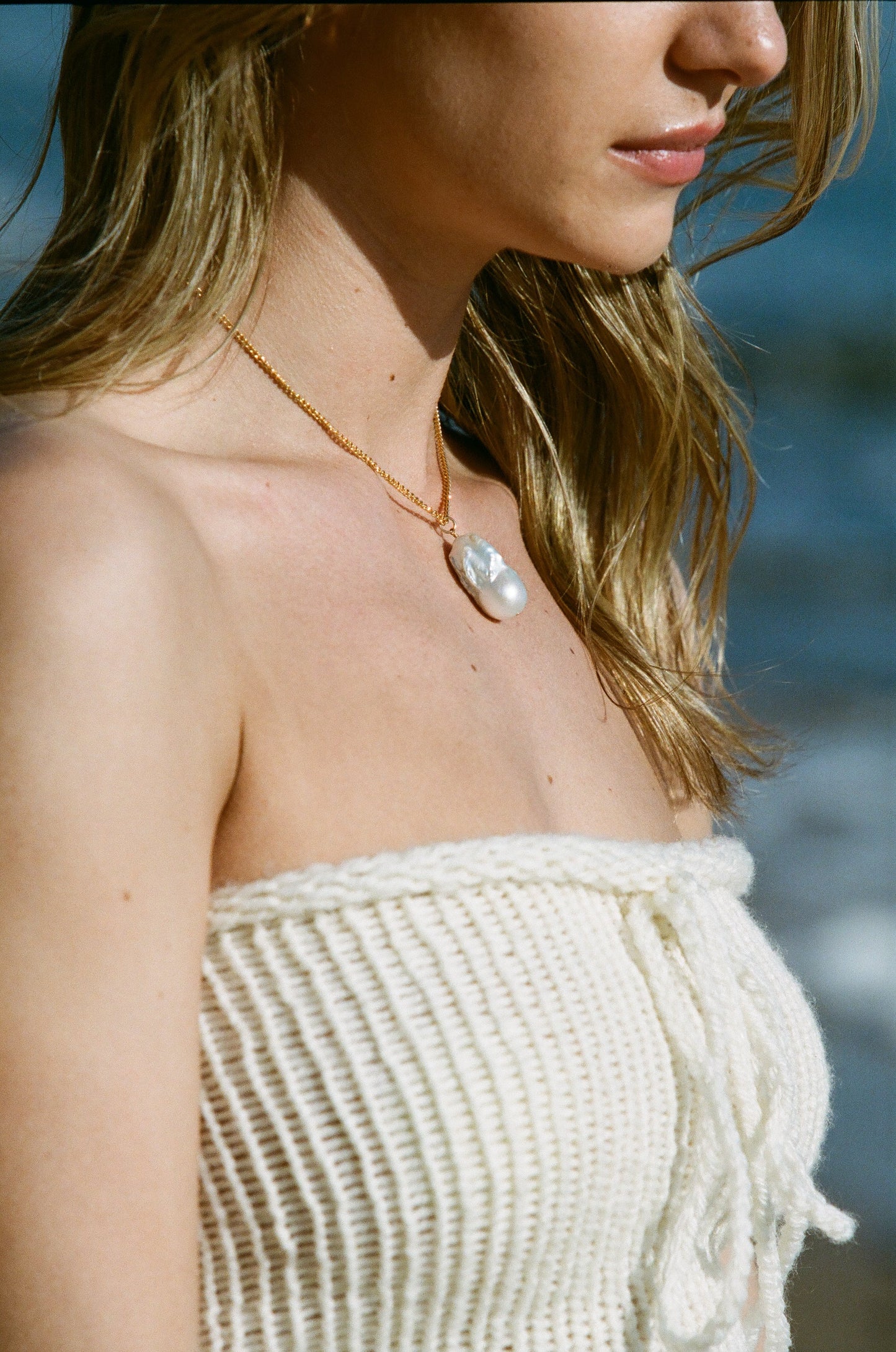 Baroque Pearl Necklace by Urth and Sea