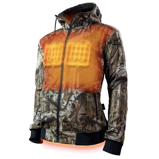 Shadow Heated Hunting Hoodie - Mossy Oak® Camo by Gobi Heat