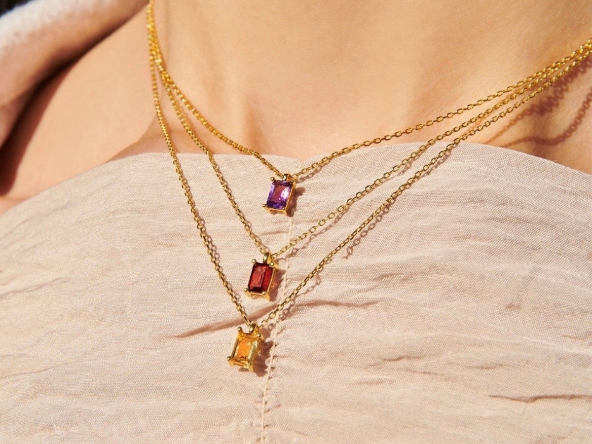 February Birthstone Amethyst Necklace by Little Sky Stone