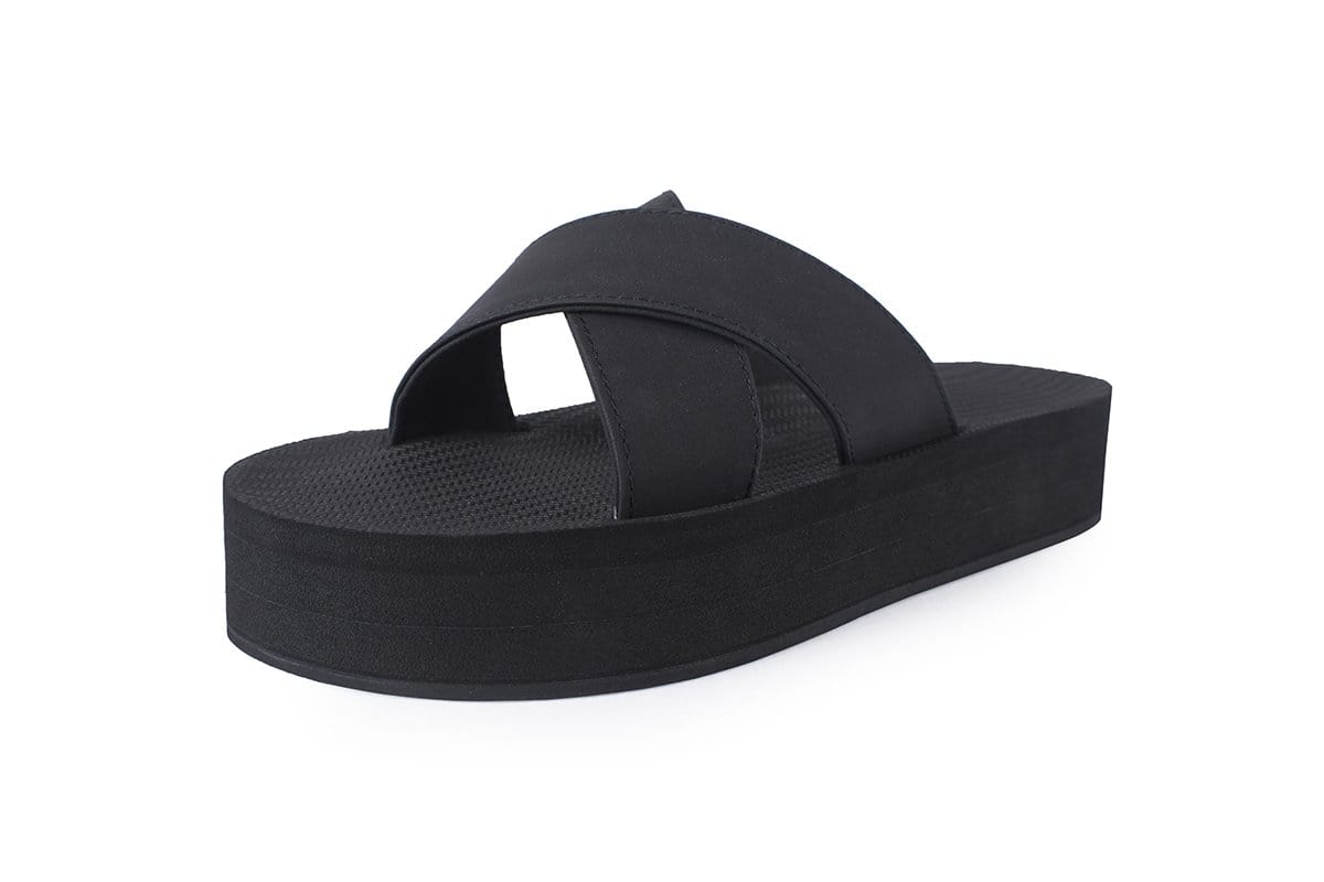 Women's Cross Platform - Black by Indosole