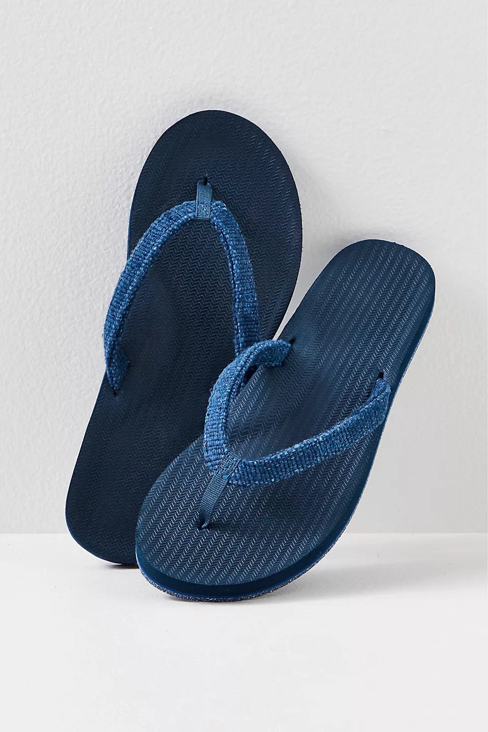 Women's Flip Flops Recycled Pable Straps - Indigo/Shore by Indosole