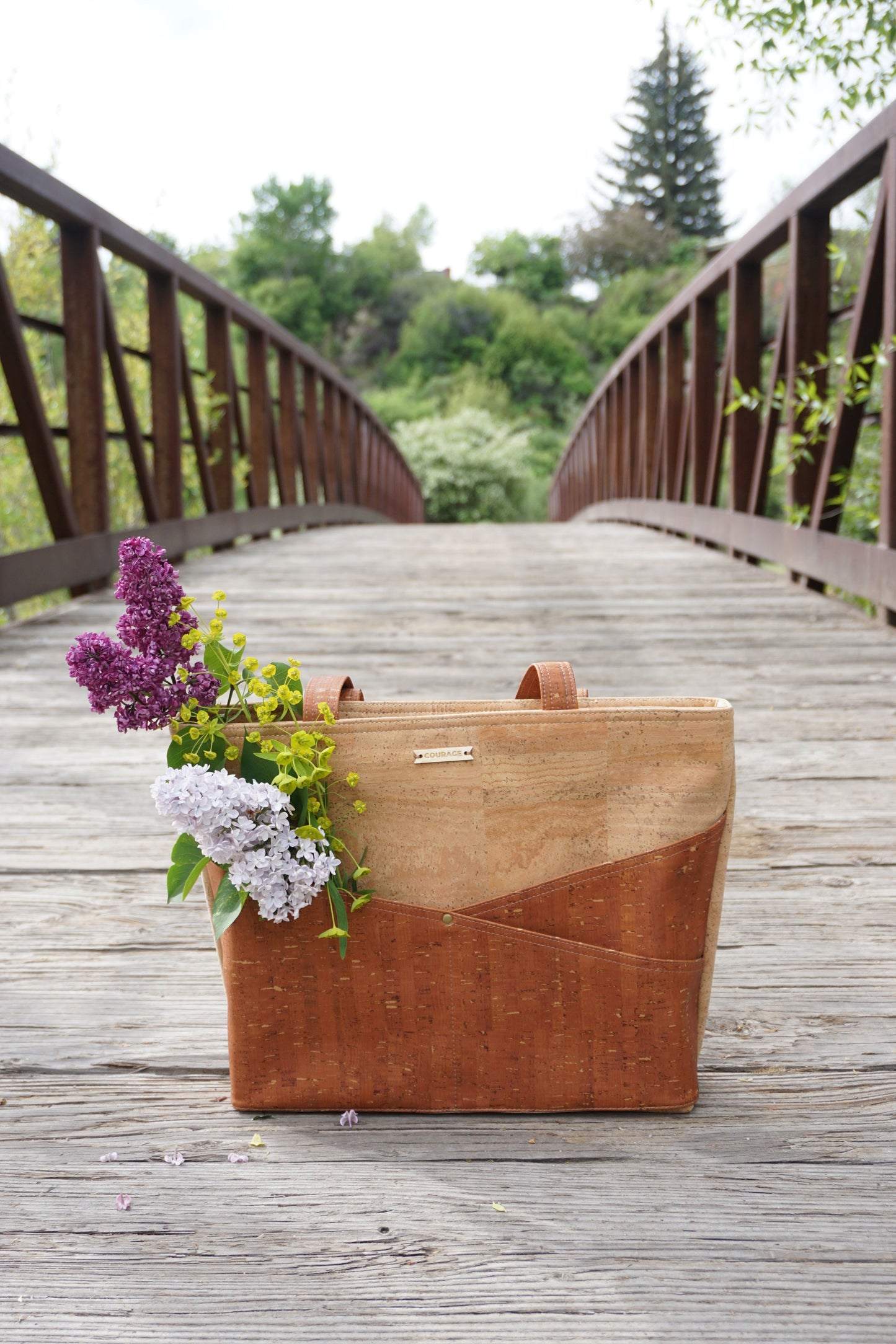 ADVOCATE zippered tote | SEPIA by Carry Courage