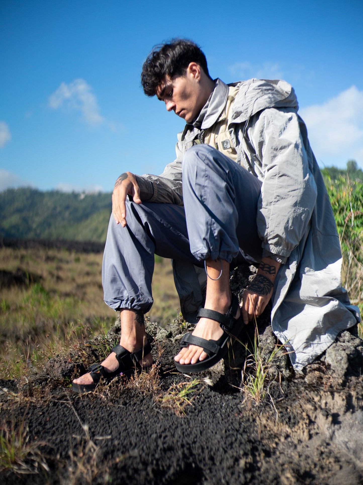 Men’s Sandals Adventurer - Black by Indosole