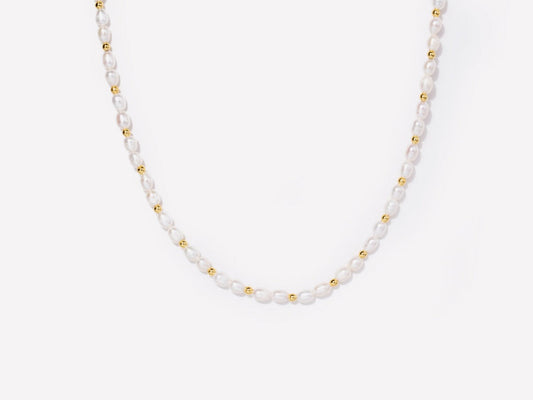 Zera Pearl Choker by Little Sky Stone