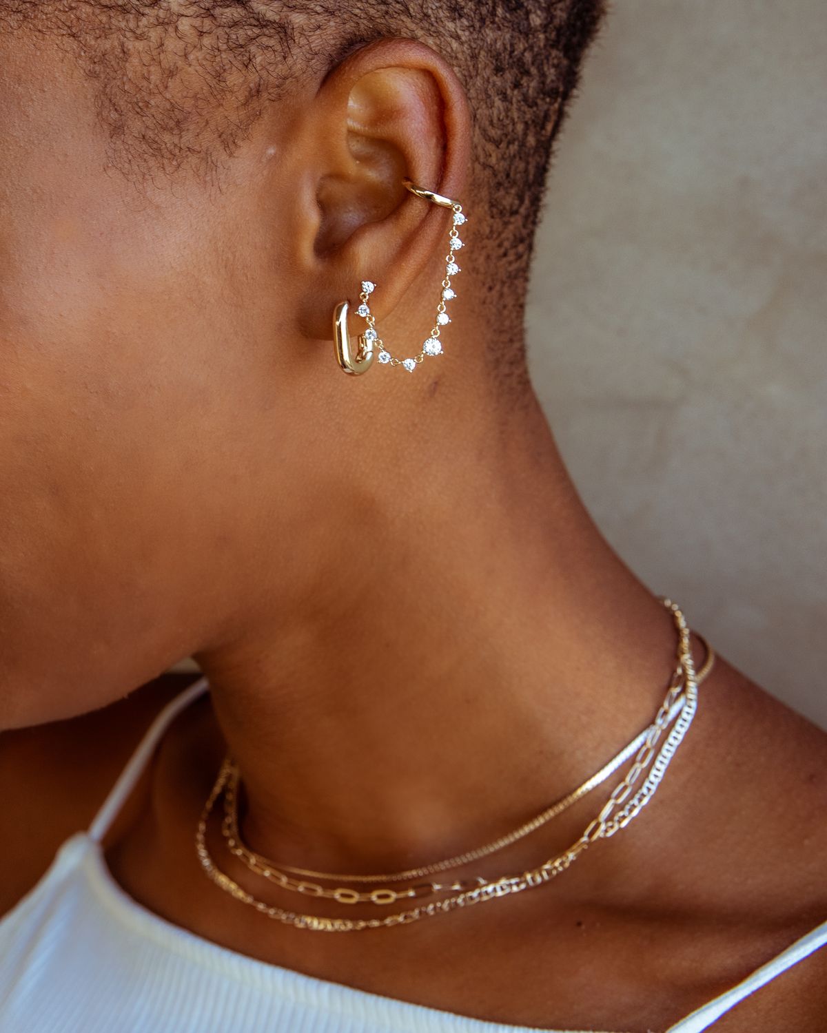 Avery Hoops Small by Eight Five One Jewelry