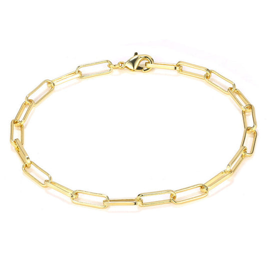 Thick Link 14k Bracelet by Eight Five One Jewelry